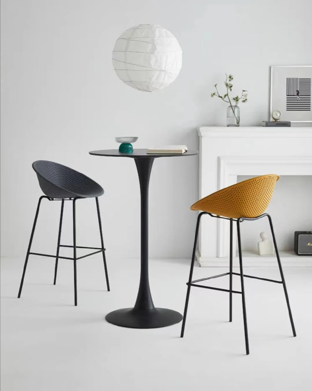 Bar Stool Chair Plastic Chair Dining Chair Home Furniture Modern Furniture