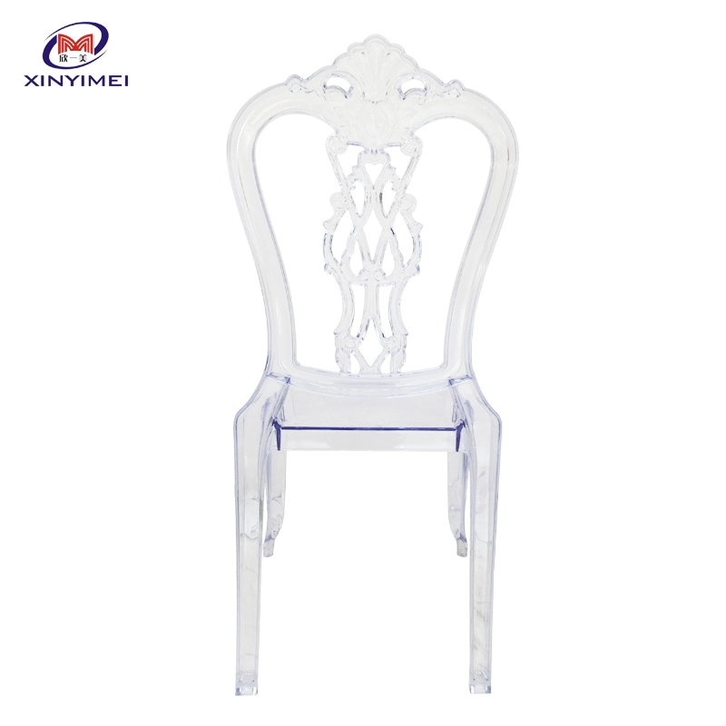 Leisure Furniture Wedding Event Party Design Plastic Acrylic Clear Dining Chair