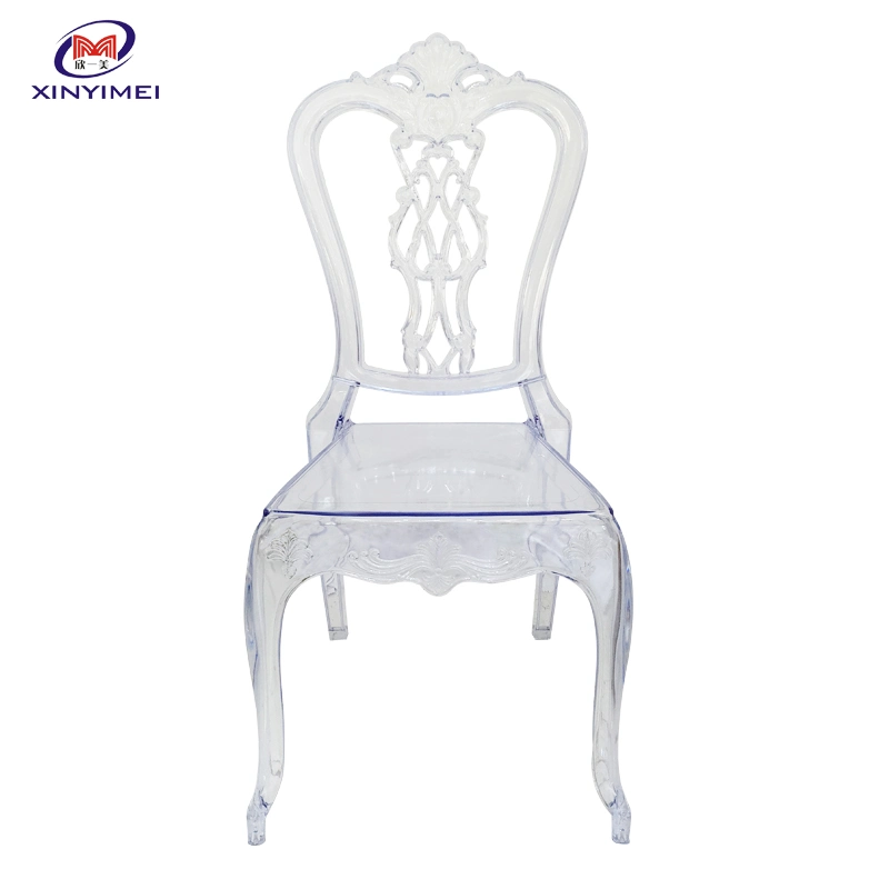 Leisure Furniture Wedding Event Party Design Plastic Acrylic Clear Dining Chair