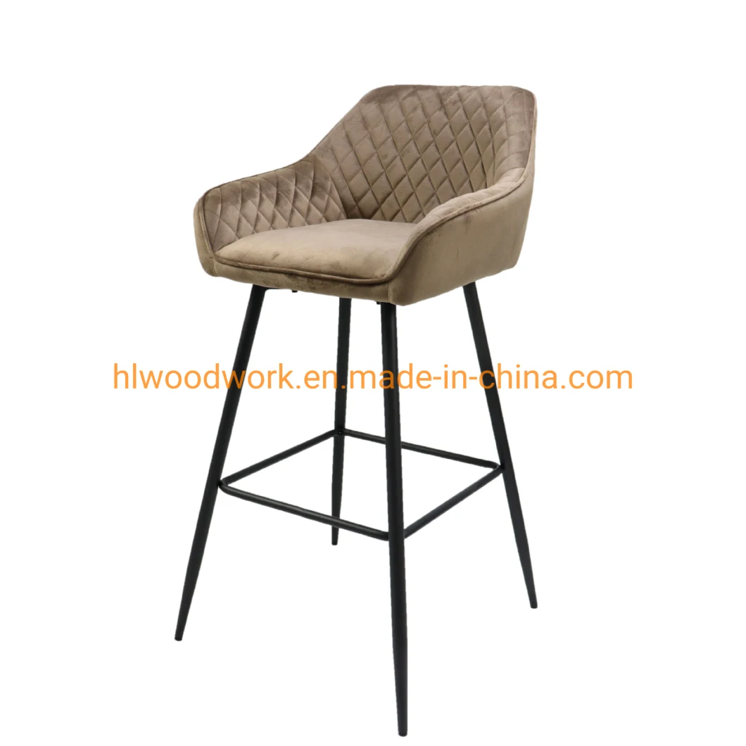 Modern Leisure Adjustable Bar Stool Plastic Spoon Bar Chair Stylish Barstool Design Bistro Kitchen Dining Counter Bar Stools