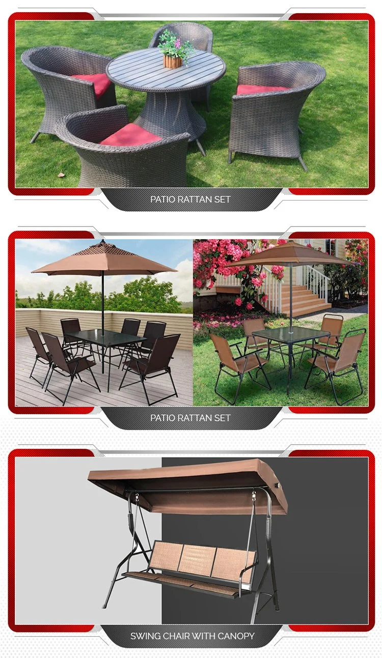 High Quality Factory Wholesale Plastic Outdoor Furniture Patio Set Rocking Chair and Table Set