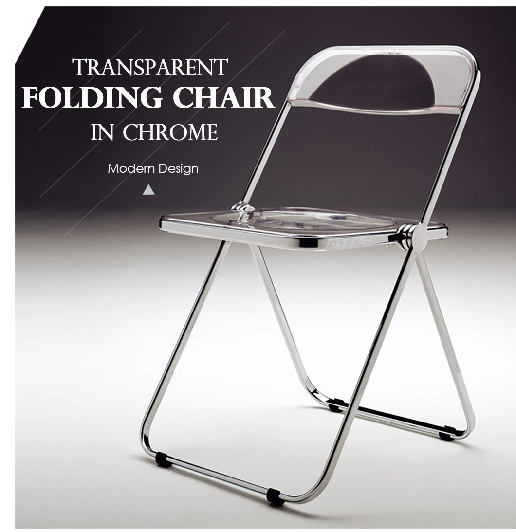 Home Style Metal Plastic Folding Chair for Dining/Bar/Office/Party